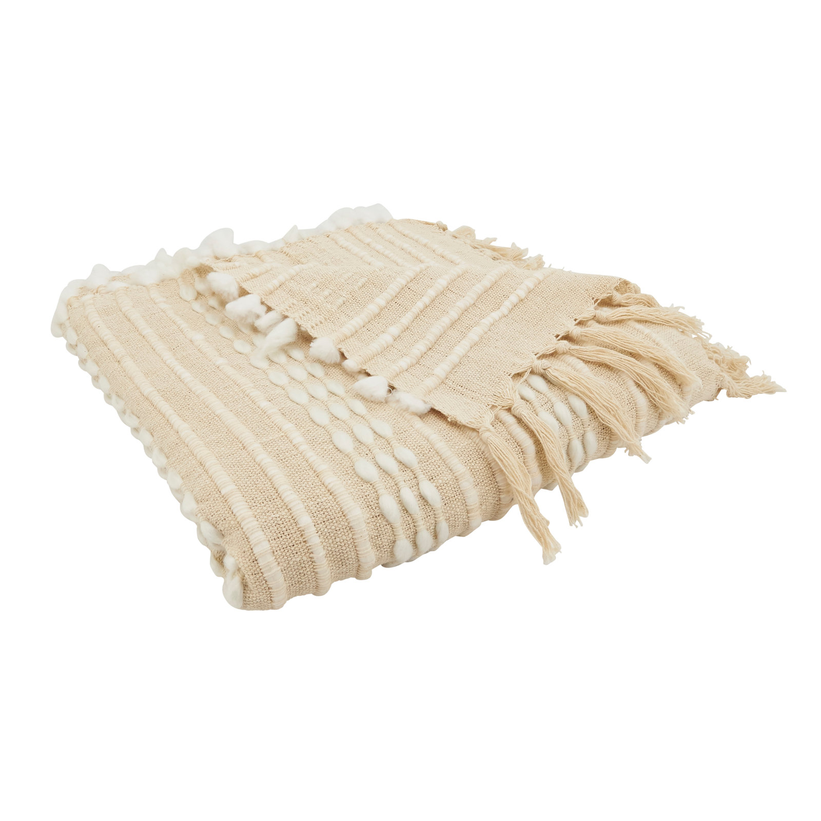 Matra Throw Blanket, Natural