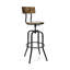 Lesse Swivel Adjustable Height Counter Stool