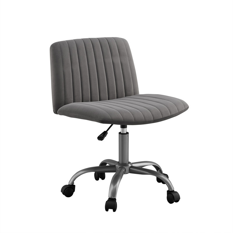 Morency Swivel Office Chair, Gray