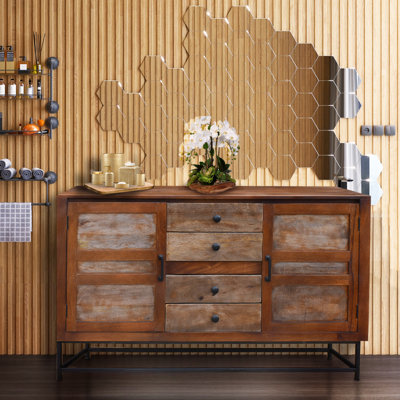 Solid Wood Freestanding Bathroom Cabinet