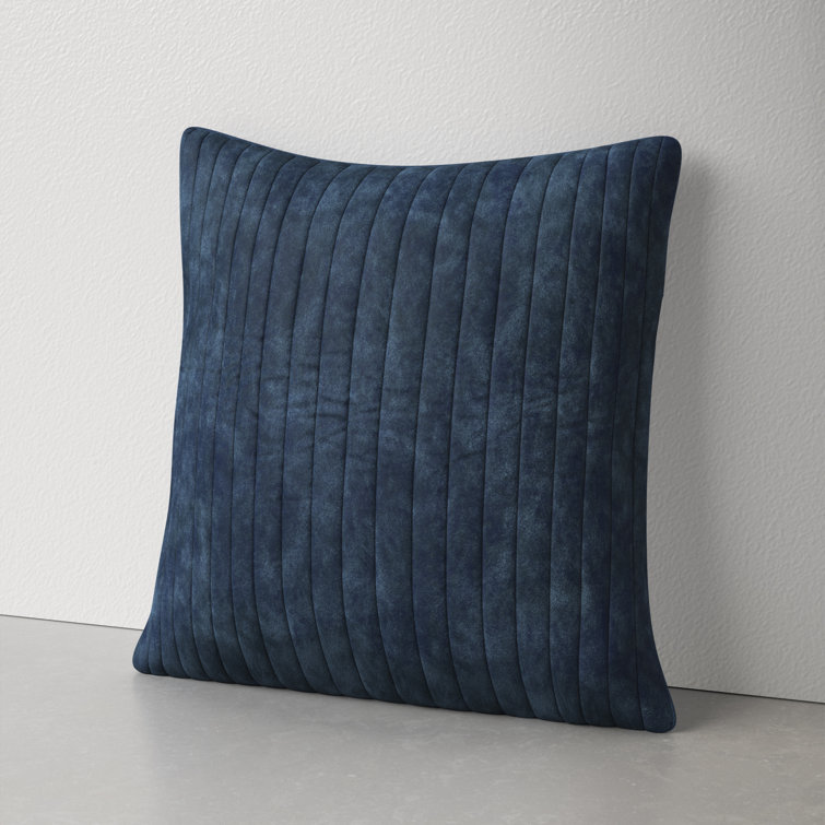  JASEN Blue and Beige Boho Decorative Throw Pillow