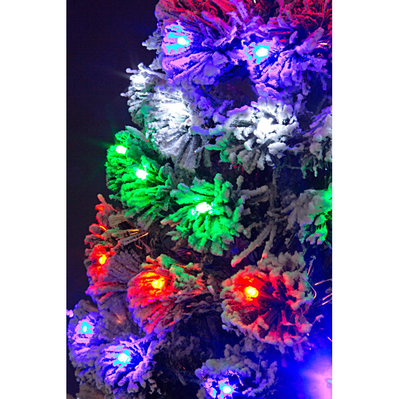 Lighted Artificial Christmas Tree, 6 ft.