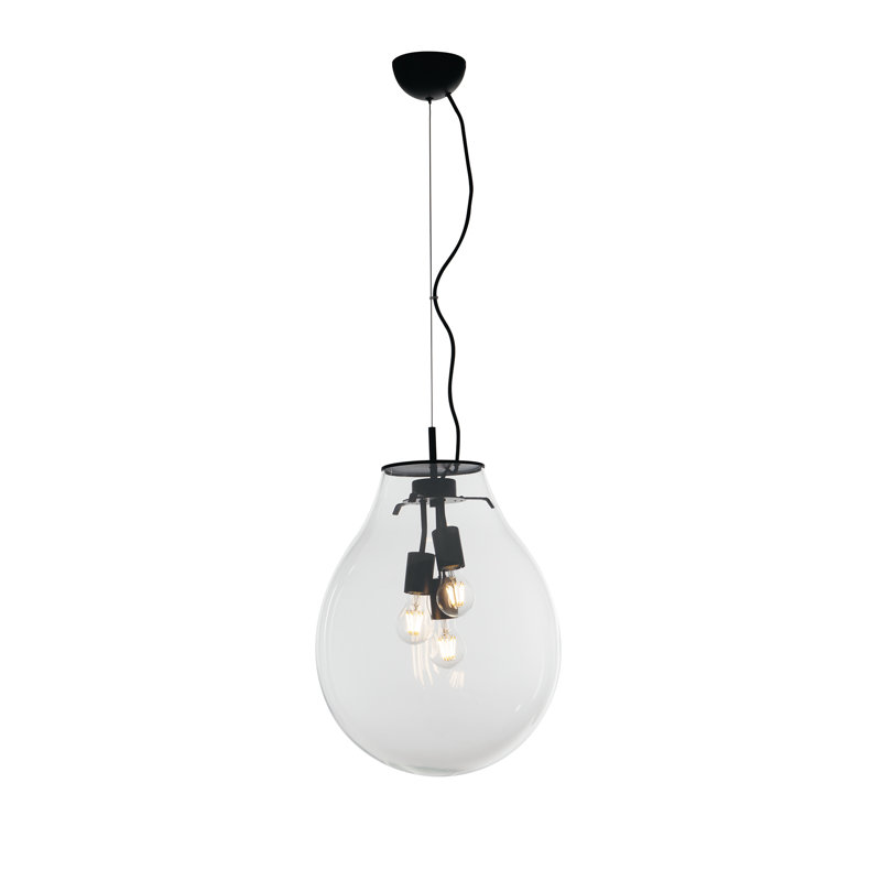 Camili 3 - Light Teardrop Pendant, 174cm H x 55cm W x 38cm D
