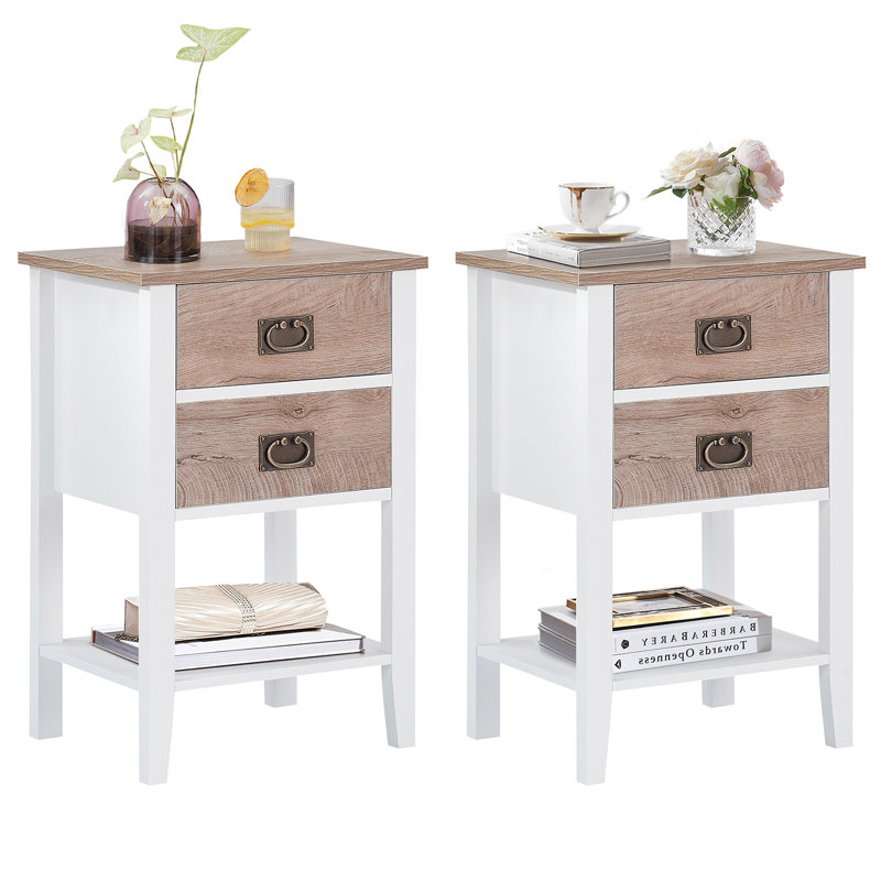 Ensemble de chambre à coucher Miramontes, Blanc/chêne, Complète