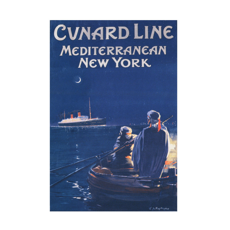 «English School Thecunard», art sur toile, H 19 po x l 12 po