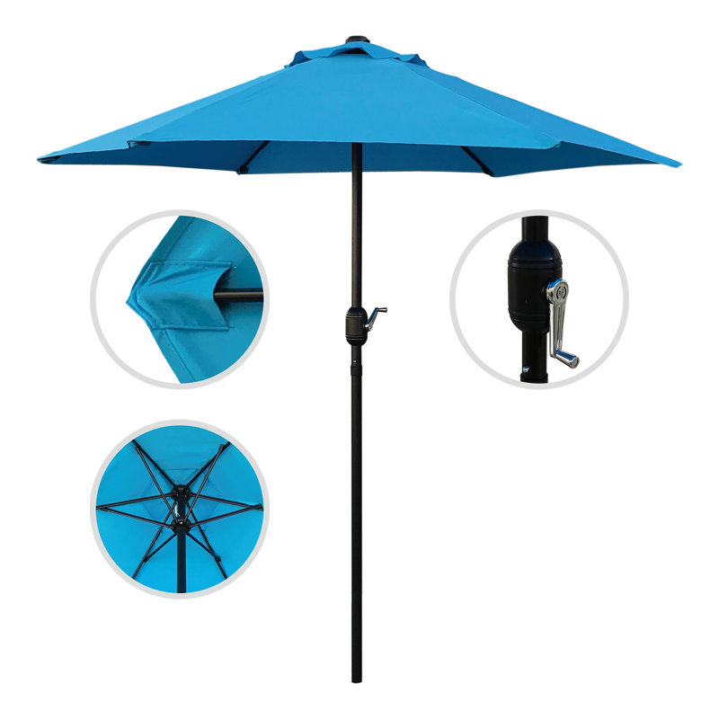 Parasol Propst Market, Bleu