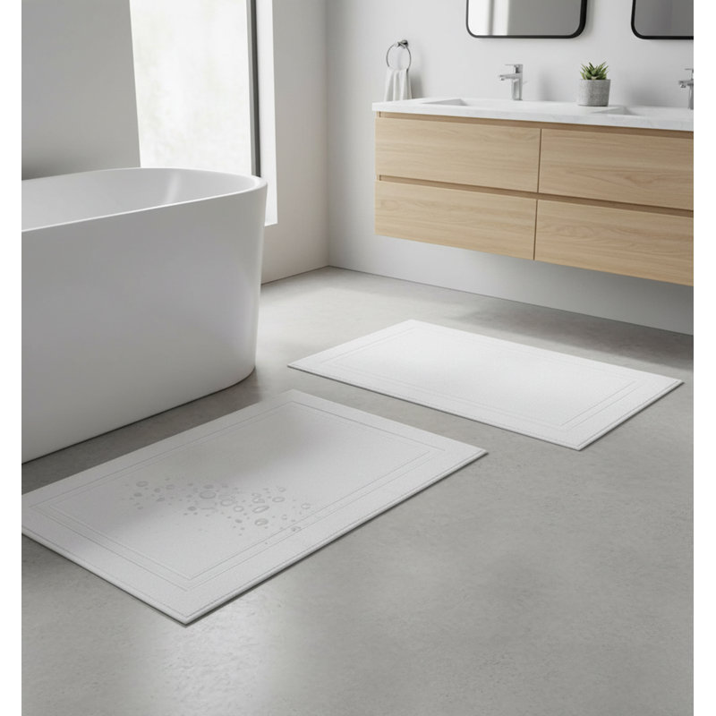 Cotton Bath Mat, Brilliant White