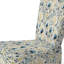 Natural Plant Fusion - Chaise d'appoint rembourrée scandinave, chaise d'appoint Botanical Plants