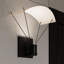 Applique murale à un cylindre en aluminium à 1 lumière DEL avec réflecteur parachute Suspender®