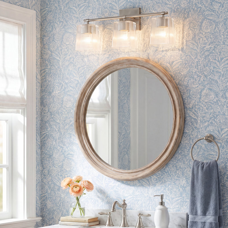 Kayda 3 - Light Dimmable Vanity Light, Polished Nickel