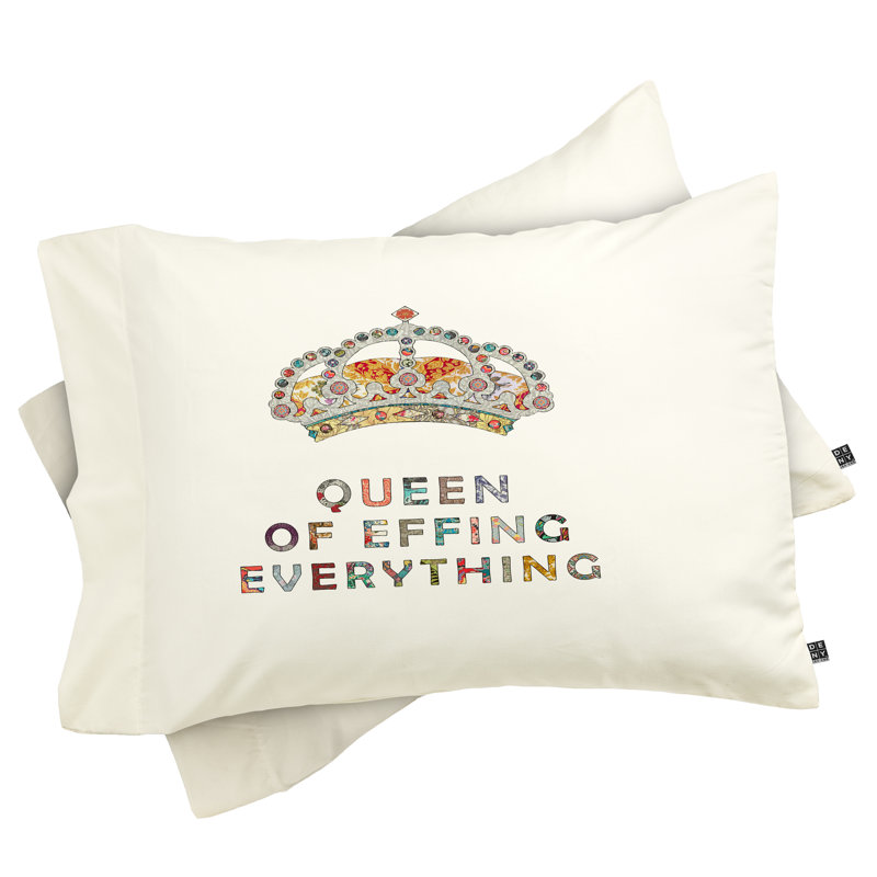 Her Daily Motivation Pillowcase, King
