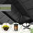 Double Roof Hardtop Metal Patio Gazebo with Curtains and Netting-110777381-110377480-110377479