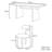 Modern simple fashion rectangular dining table set-104073526