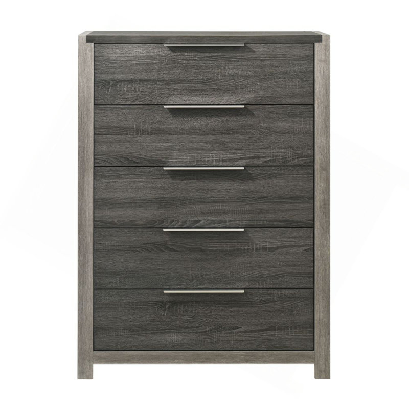 Commode de rangement moderne moderne 1 pièce, Gris