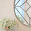 Aarabella Iron Round Mirror