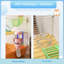 Habitat pour hamster 18 "à 5 niveaux avec tubes, tunnels, poignée portative, orange, plat à nourriture encastré, bouteille d'eau, roue d'exercice pour petits hamsters et enclos composé de