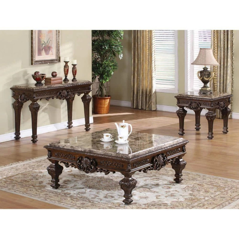 Amaiyah 54'' Marble Top Console Table
