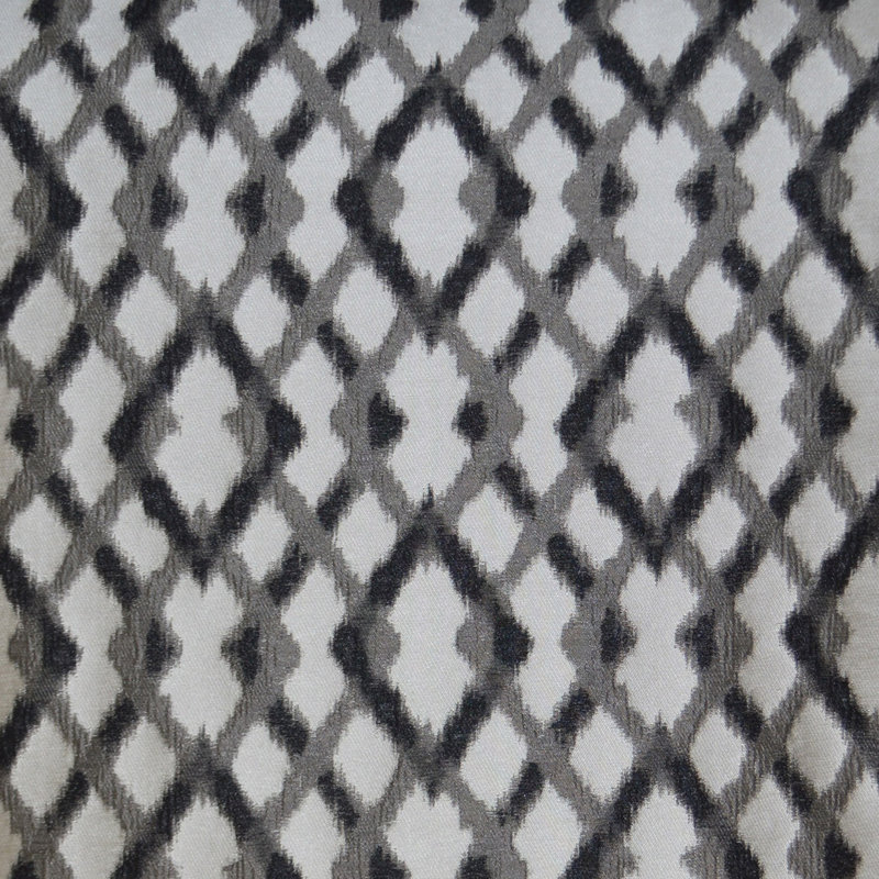 Diamond Mine Geometric Reversible Throw Pillow, Grey, Square 20"