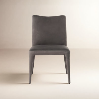 Keavy Genuine Leather Dining Chair