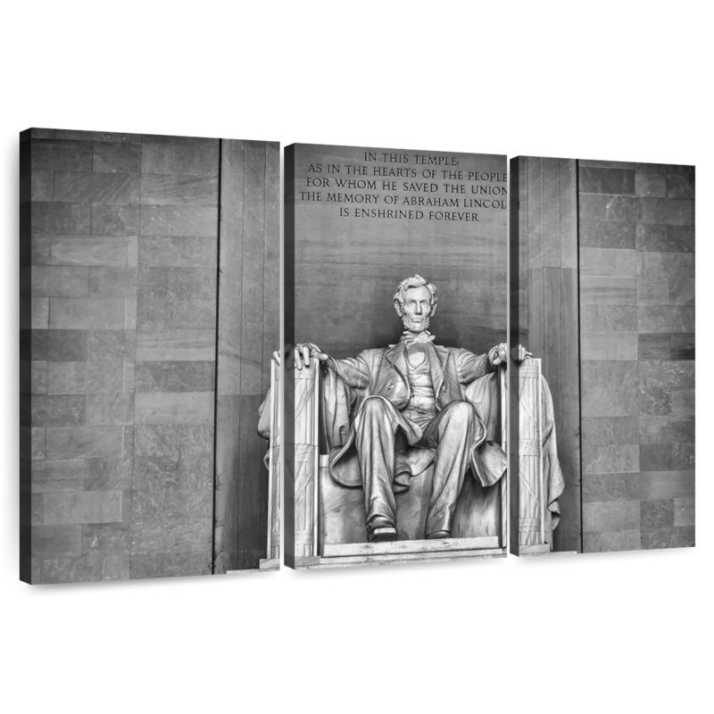 Lilie Lincoln Memorial Sculpture, 20" H x 33" W