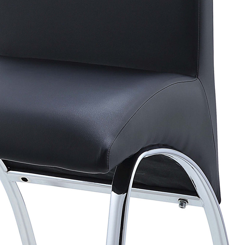 Chaise d'appoint Hoebart, Noir