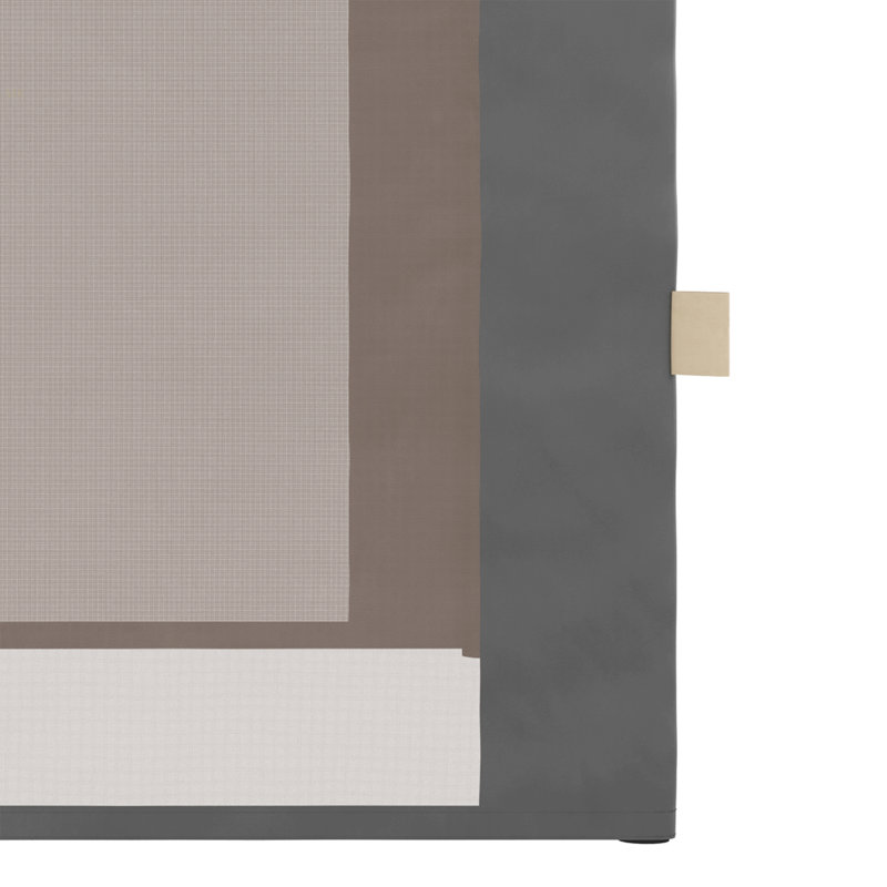 Tente à auvent escamotable avec filet Outsunny, Beige