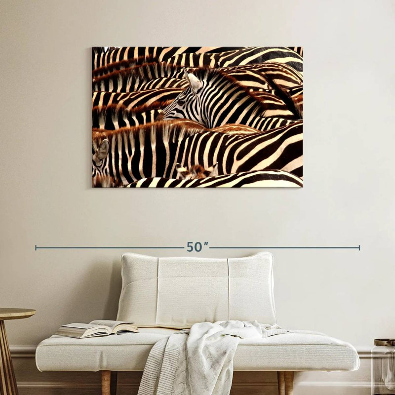 Serengeti Zebra Stripes, H 26 po x l 39 po