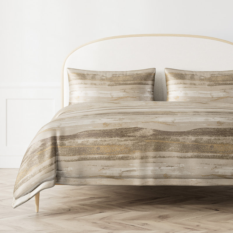 Horizon Duvet Cover, King Duvet Cover, Smoke