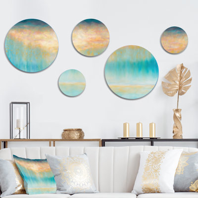 Abstract Wall Decor on Metal