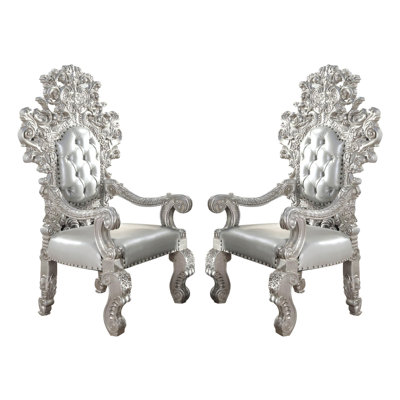 Faux Leather Side Chair