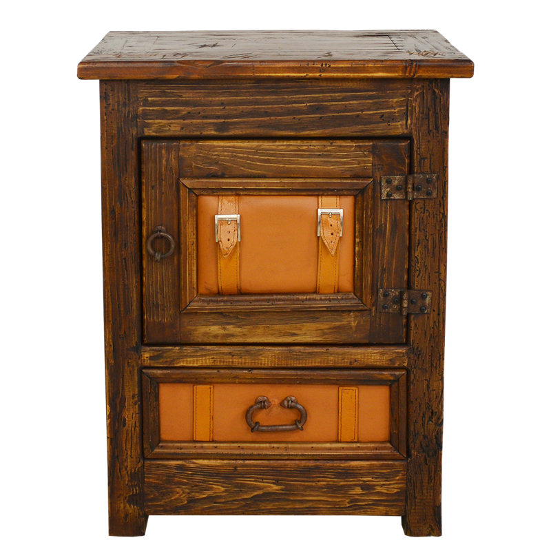 The Saddlebag Leather Nightstand
