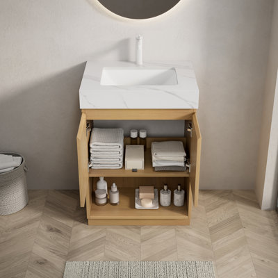 Freestanding Standard Free Standing Single Double With Stone Top