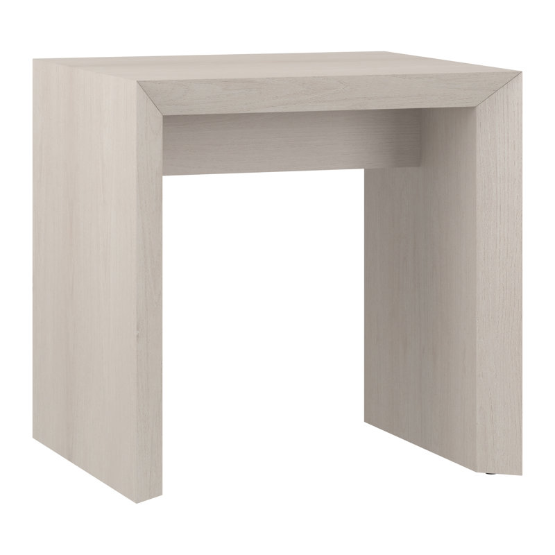 Oswin End Table, Alder White