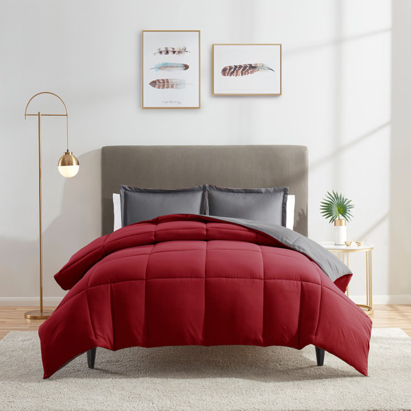 Ebern Designs Orrstown All Season Down Alternative Reversible Comforter ...