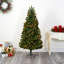 Lighted Artificial Spruce Christmas Tree-1080281908