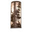 2 - Light Flush Mounted Sconce