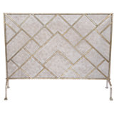 1 Panel Steel Fireplace Screen