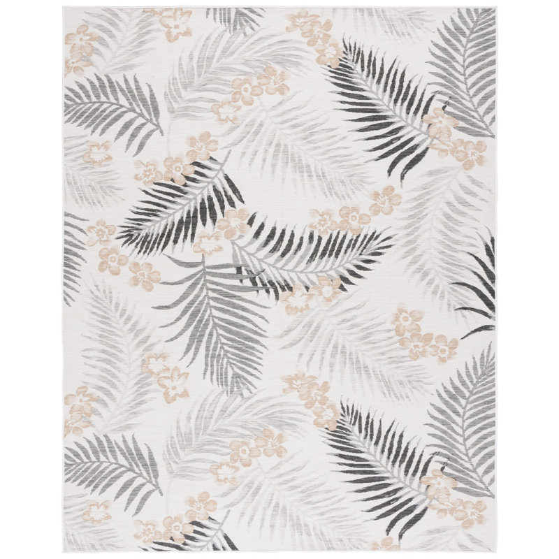 Candleick Sunrise Performance Floral Indoor/Outdoor Area Rug, Runner 2' x 8'