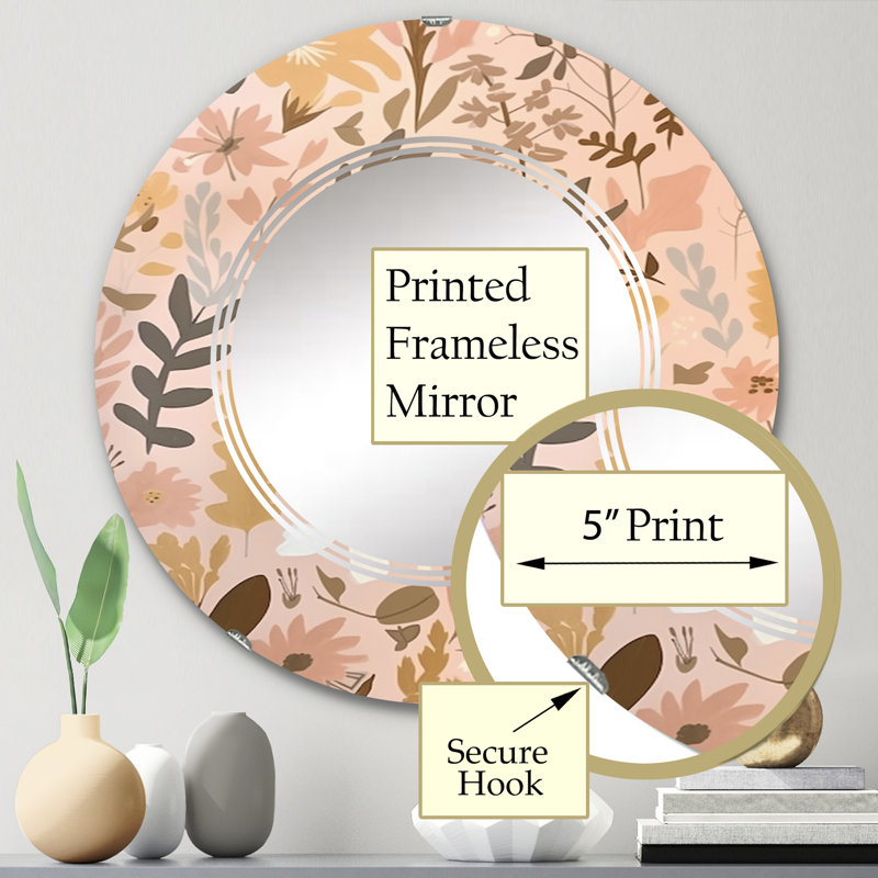 Miroir mural Franciosa, 24 po x 24 po