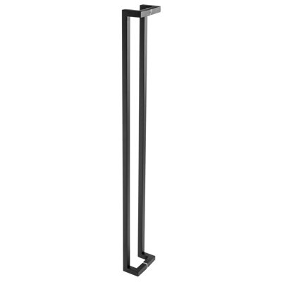 Rockwell Commercial 48" Square Offset Pull in Matte Black