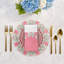 Pearl Bow Cotton Blend Square Napkins-281343192