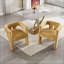 Chaise de salle à manger rembourrée avec accoudoirs / chaises de bar et chaises d'appoint pour le salon-1651206077
