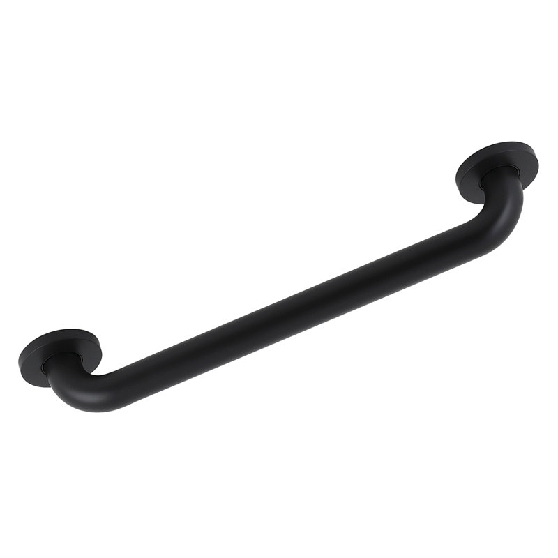 Kingston Brass Silver Sage 1-1/4 Inch O.D Grab Bar, 2.88" H x 18.75" W x 2.75" D, Matte Black