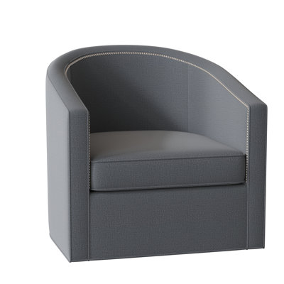 Ambassador Upholstered Swivel Barrel Chair