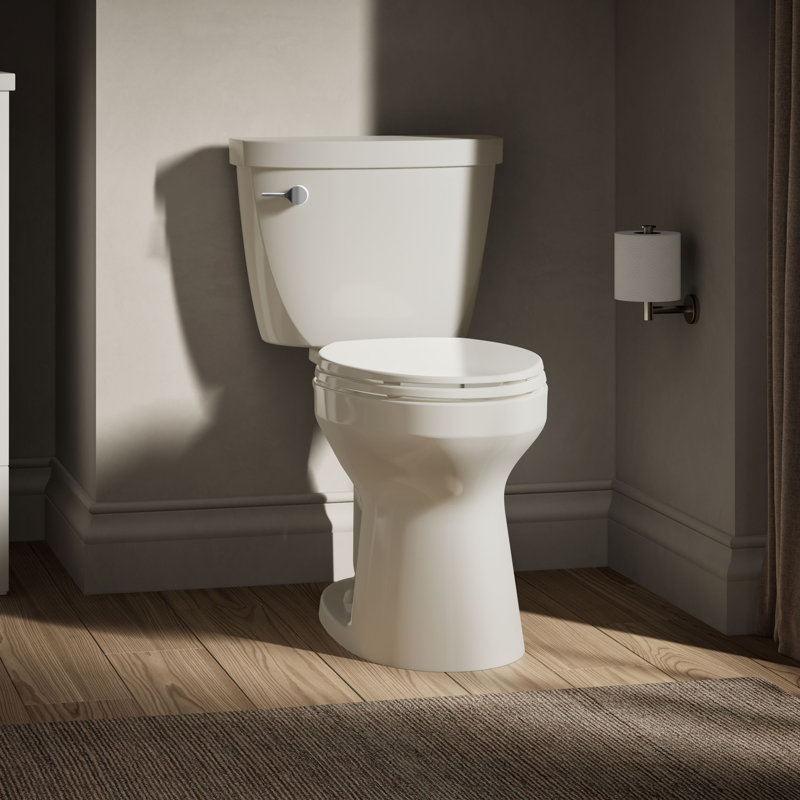 Cimarron® Two-Piece Elongated Toilet, 1.6 Gpf, Biscuit