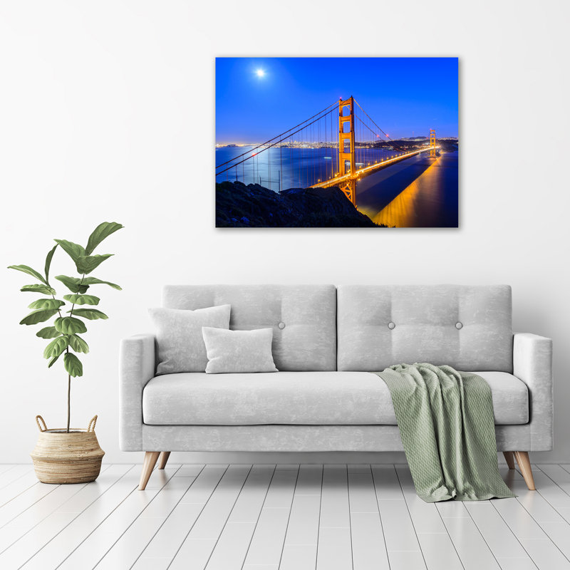 San Francisco Bridge - No Frame Print on Canvas