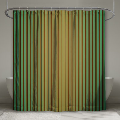 Rideaux de douche à rayures verticales