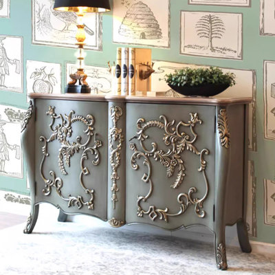 Console gris-vert French French