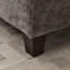 Canapé modulaire moderne en L avec rangement, canapé en chenille gris pour la maison