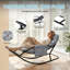 Single Steel Tube Rocking Chair, Technical Fabric-134086095